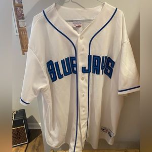 Vintage 90's Toronto Blue Jays Jersey - White Genuine Merchandise - Majestic XXL